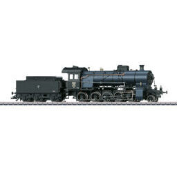 Dampflokomotive mit Schlepptender Serie C 5/6 Elefant