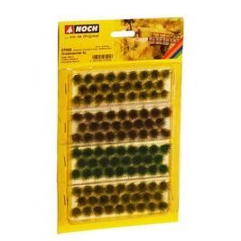 Grasbüschel XL beige-grün, dunkelgrün, braun, 104 Stück, 9 mm