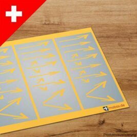 Pfeile-Set gelb (Schweiz) - Spur N - 1:160