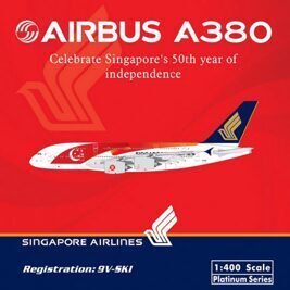 A380 9V-SKI Singapore Airlines 50th year of independence