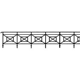 Geländer für Brücken (H0) 84cm