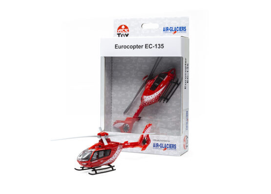 EC-135 Air Glaciers Helikopter Mini (ca. 13 cm)