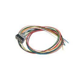 Kabelsatz mit 8-poliger Buchse nach NEM 652, DCC Kabelfarben, 30cm Länge