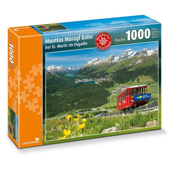 Puzzle Muottas Muragl Bahn bei St.Moritz (1000 tlg.)